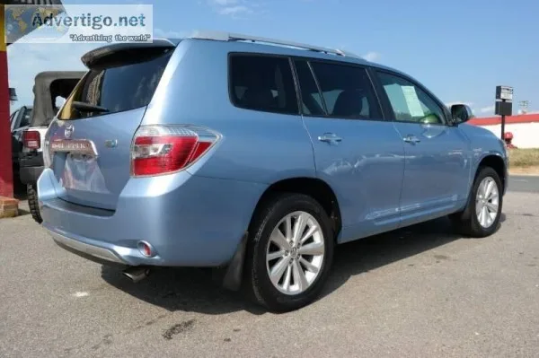 2008 TOYOTA HIGHLANDER HYBRIDAWDLIMITEDN AVDVD3RD ROW