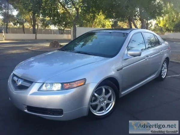 2004 Acura TL Silver 55799 Miles