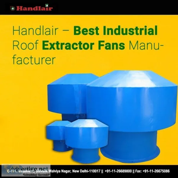 Handlair &ndash Best Industrial Roof Extractor Fans Manufacturer