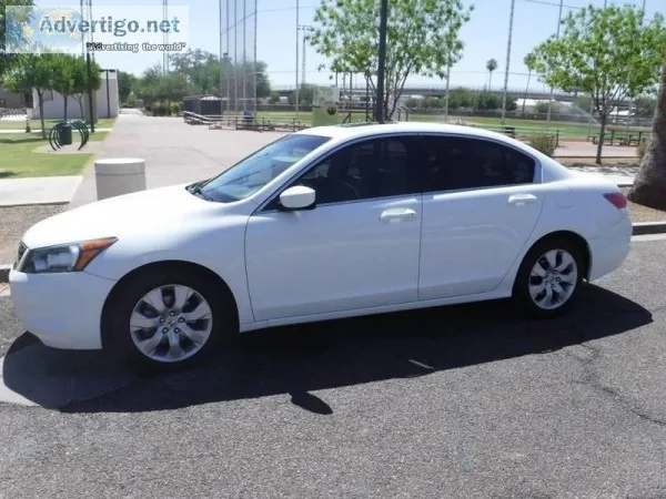 2010 Honda Accord EX-L White 44310 Miles