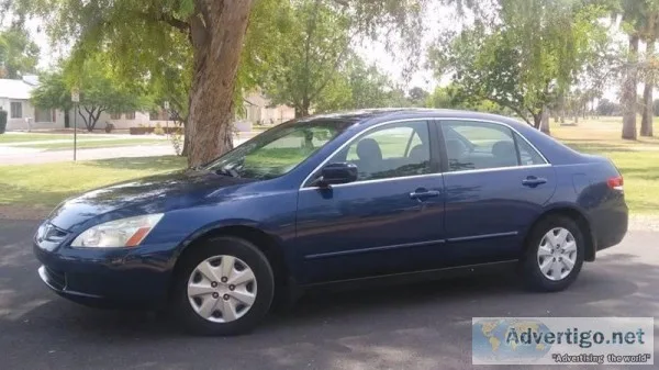 2004 Honda Accord Blue 34878 Miles