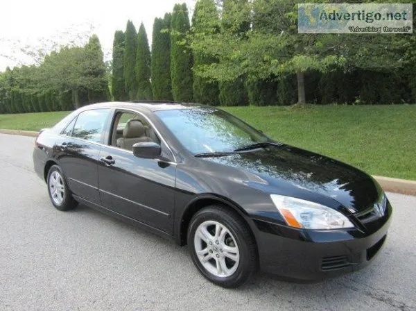 2006 Honda Accord EX Black 77000 Miles