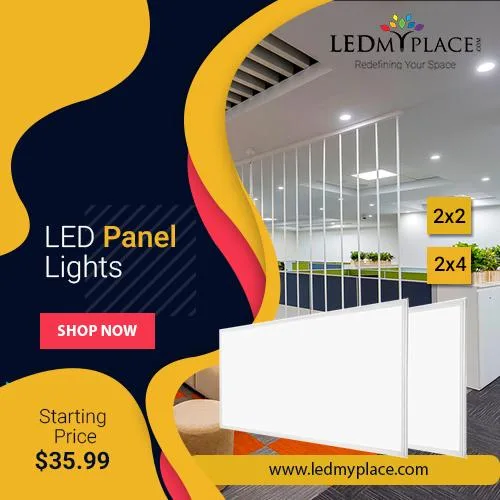 Buy the best quality LED panel lights from LEDMyplace