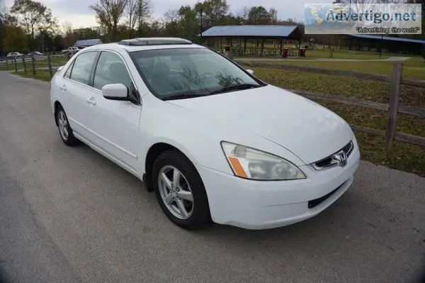 2004 Honda Accord EX White 66234 Miles