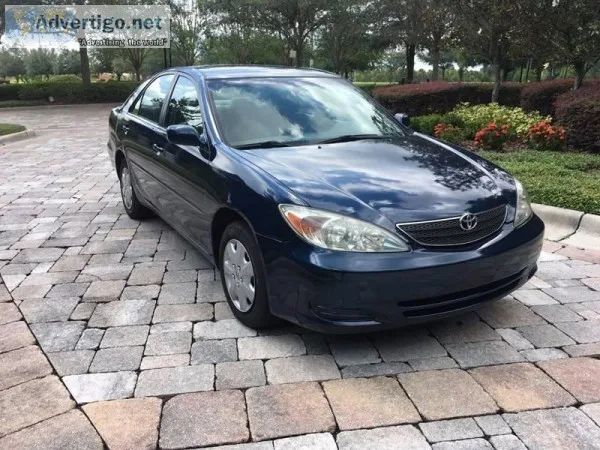2004 Toyota Camry LE Blue 42060 Miles