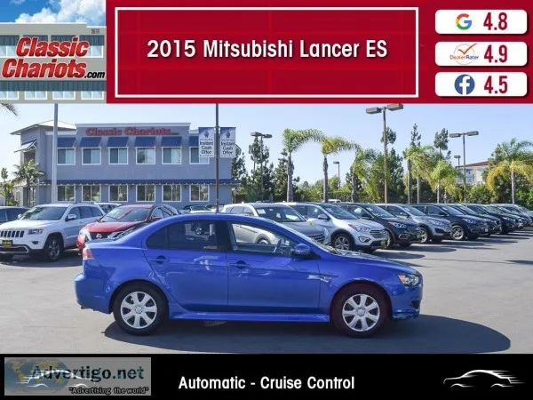 Used 2015 MITSUBISHI LANCER ES for Sale in San Diego - 20362