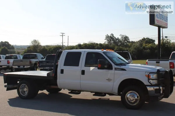 2012 Ford F-350 Crewcab 4x4 Flatbed 1 owner 10864
