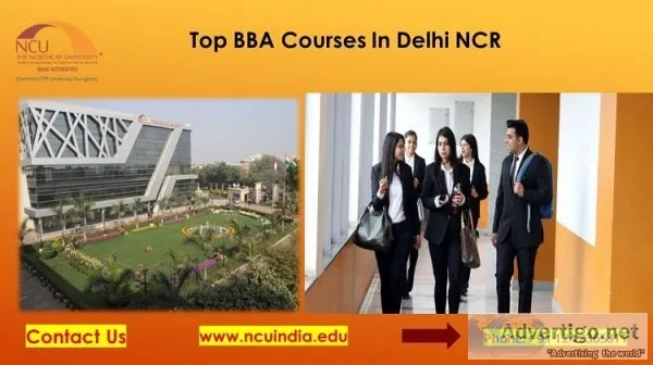 Top BBA Courses in Delhi NCR