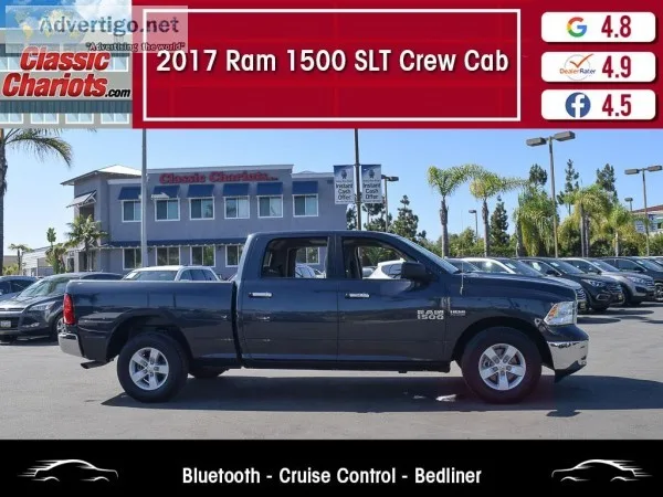 Used 2017 RAM 1500 SLT CREW CAB for Sale in San Diego - 20359r