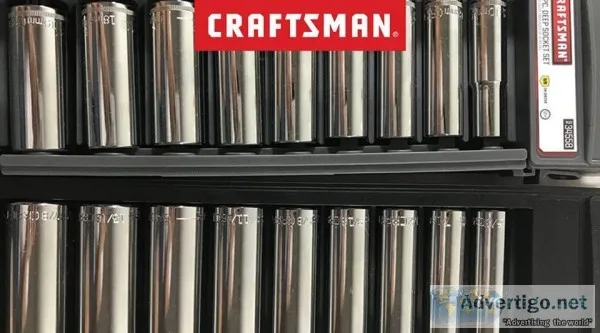Crafsman 38 Drive Deep Socket Set Standard and Metric (18pc)