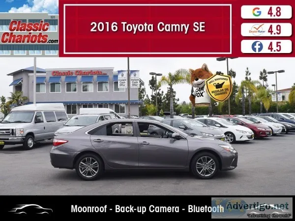 Used 2016 Toyota Camry SE for Sale in San Diego - 19819