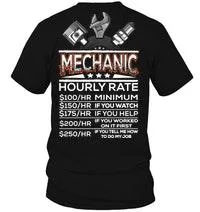 15 % OFF - Exclusive Funny Mechanic T-shirts Available