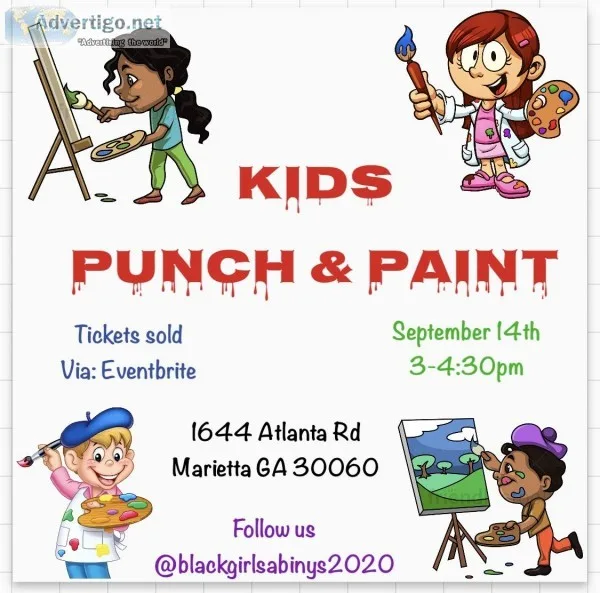 Kids Punch and Paint