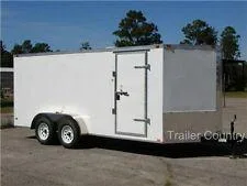 2019 new enclosed trailer 7x16 tandem