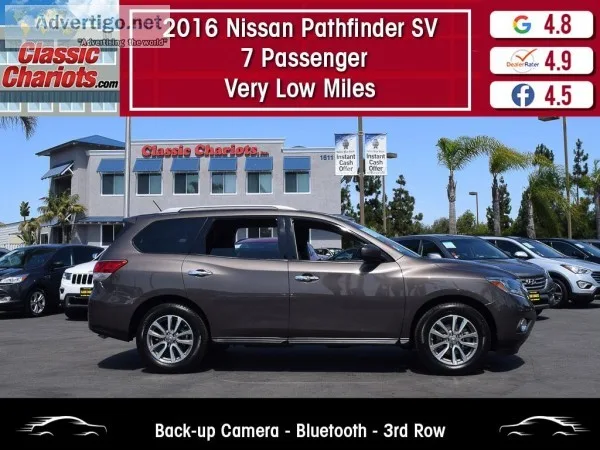 Used 2016 NISSAN PATHFINDER SV 7 PASSENGER for Sale in San Diego