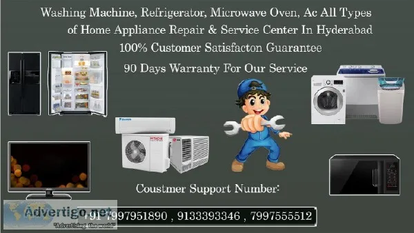Whirlpool Side-By-Side Refrigerator Service Center in Hyderabad