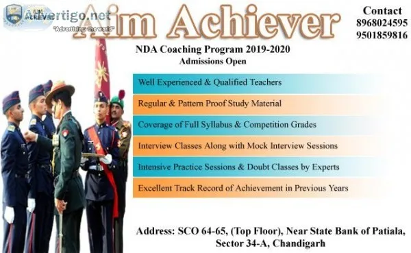 NDA Coaching in Chandigarh