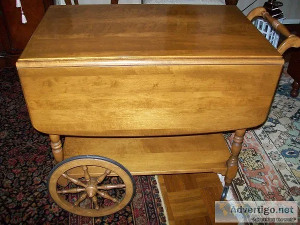 Ethan Allen tea cart all original no breakrepairs 41&quot x 32&q