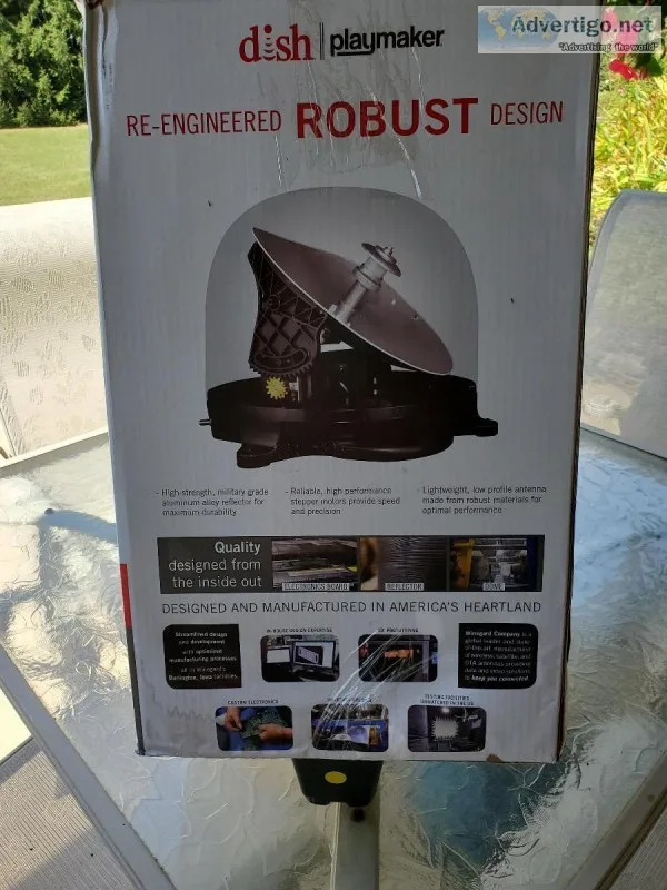 Winegard PL7000R Dish Playmaker Portable Antenna with Wally HD S