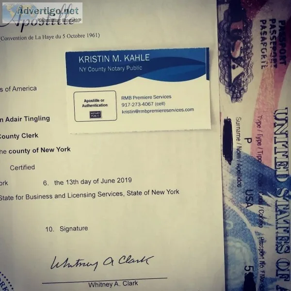 U.S. and FOREIGN PASSPORT RUSH APOSTILLE SERVICES (7 DAYS A WEEK