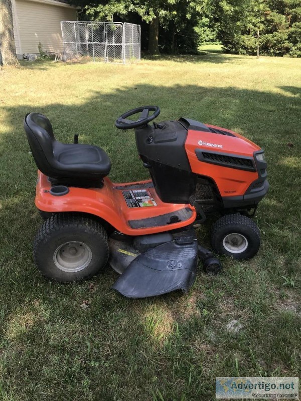 Husqvarna  riding mower for sale