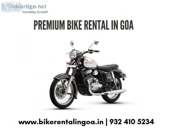 Taking a bike on Rent - Goa Bikes Inc.
