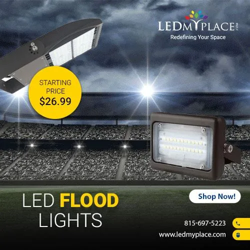 Buy Now LED Flood Lights For Commercial Lighting