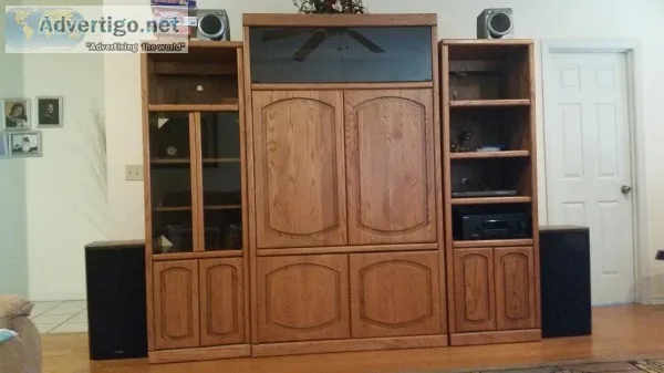 combination family room intertainment center