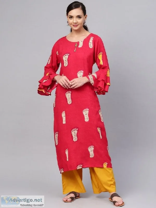Looking Latest Kurti Styles Shree Offering Online Sale On Leggin