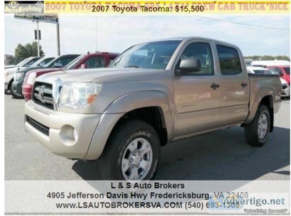2007 TOYOTA TACOMA SR5 V6DOUBLE CAB