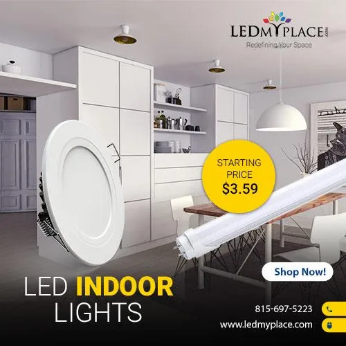 LED Indoor Lights- An Energy-Efficient Lighting For Your Indoor 