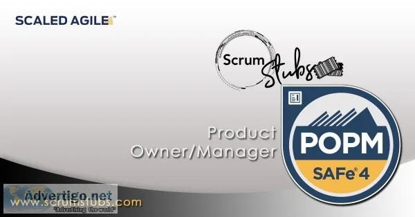 Product manager Product Owner Certification  Scaled Agile