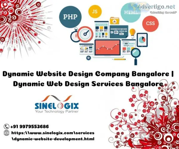 Dynamic Website Design Company Bangalore  Dynamic Web Design Ser