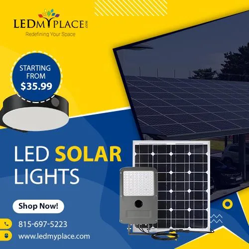 Get LED Solar Lights To Illuminate Your Outdoor Areas