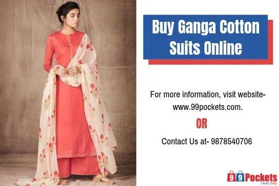 Buy Ganga Cotton Suits Online