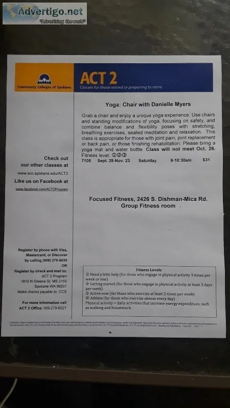 Chair Yoga Class 928 - 1123