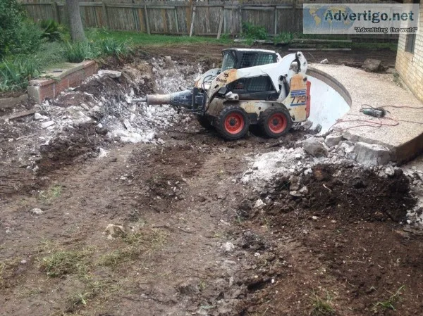 Concrete cutting concrete demolition