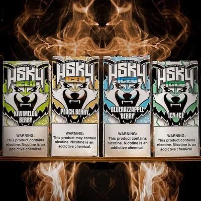 HSKY ICED E-Liquid 120ML - (60ml X 2) - Wholesale Vapor Supplies