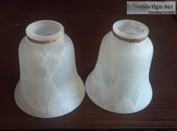 Milky White Scavo Bell Shaped Glass Shade
