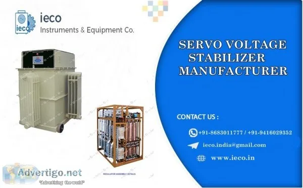 Working of Servo Voltage Stabilizers and Application Usage.