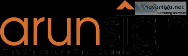 Arun sign the signature that counts