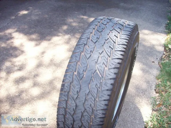 Bridgestone Dueler AT 16&quot 2557016 setof 4 wheels and tires