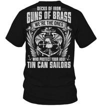 15% OFF - Sailors Gun T-Shirts &quotDeck Of Iron"