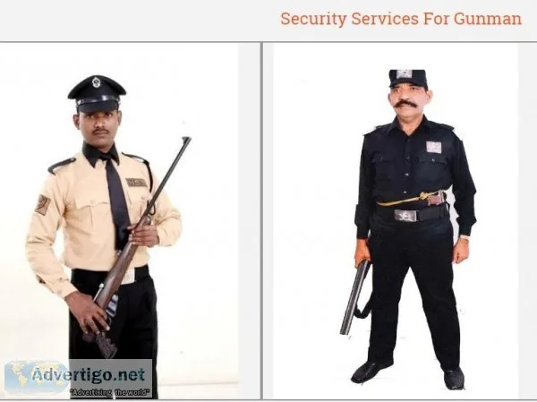 Security services for gunman  9868932374  Chaudhary security ser