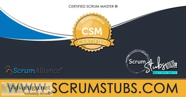 Scrum Master &ndashCSM  Professional Trainers  Scrum Stubs 