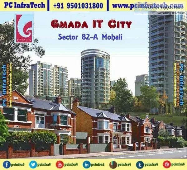 500 Sq Yard Plot Gmada IT City Sector 82 A Mohali 95O1O318OO