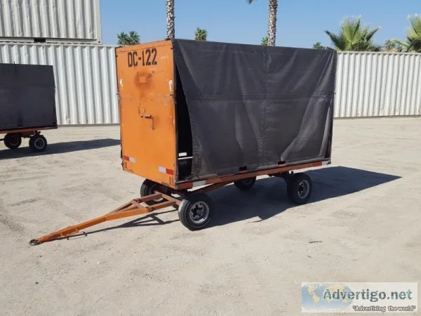(3) 90&quotX48&quotX55 &quot COVERED PORTABLE CART