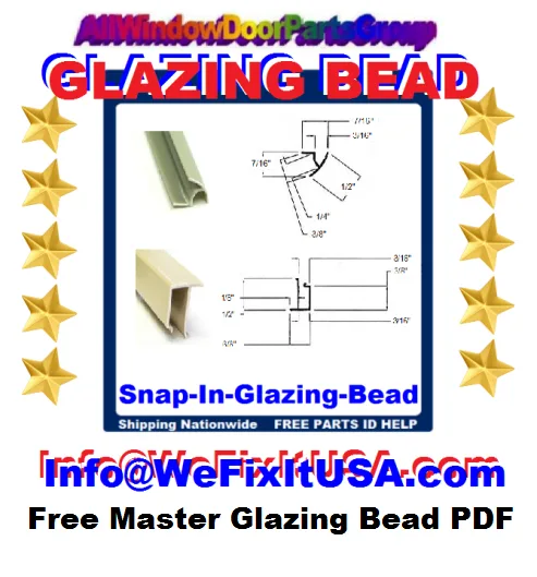 Glazing Bead Spline for Aluminum Vinyl Wood Windows  Doors