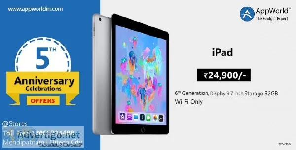 5th Anniversary Celebration Sale on iPad AppWorld