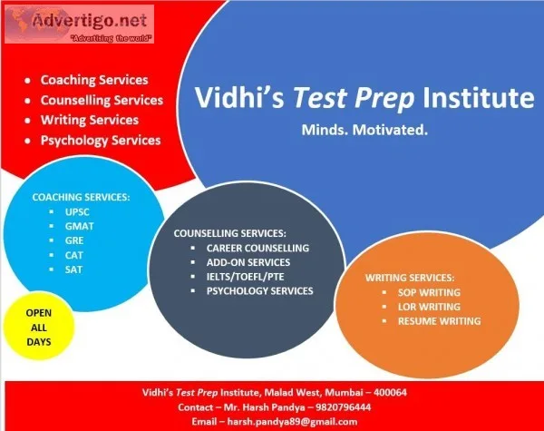 Vidhi s Test Prep Institute